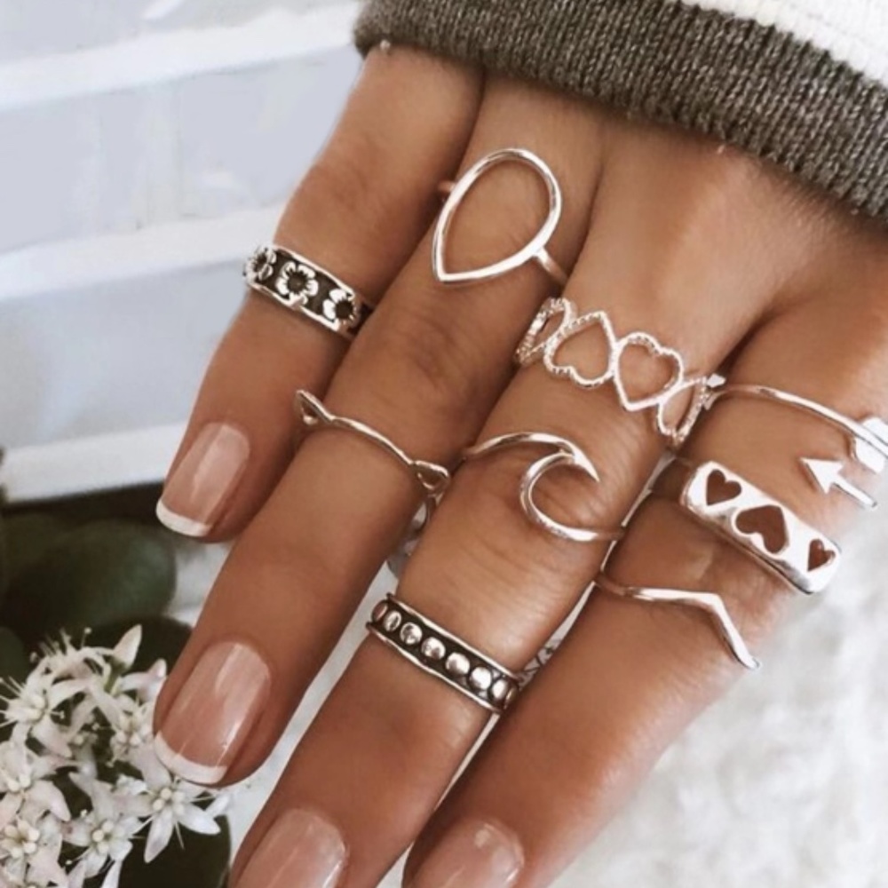 Boho Ring Set